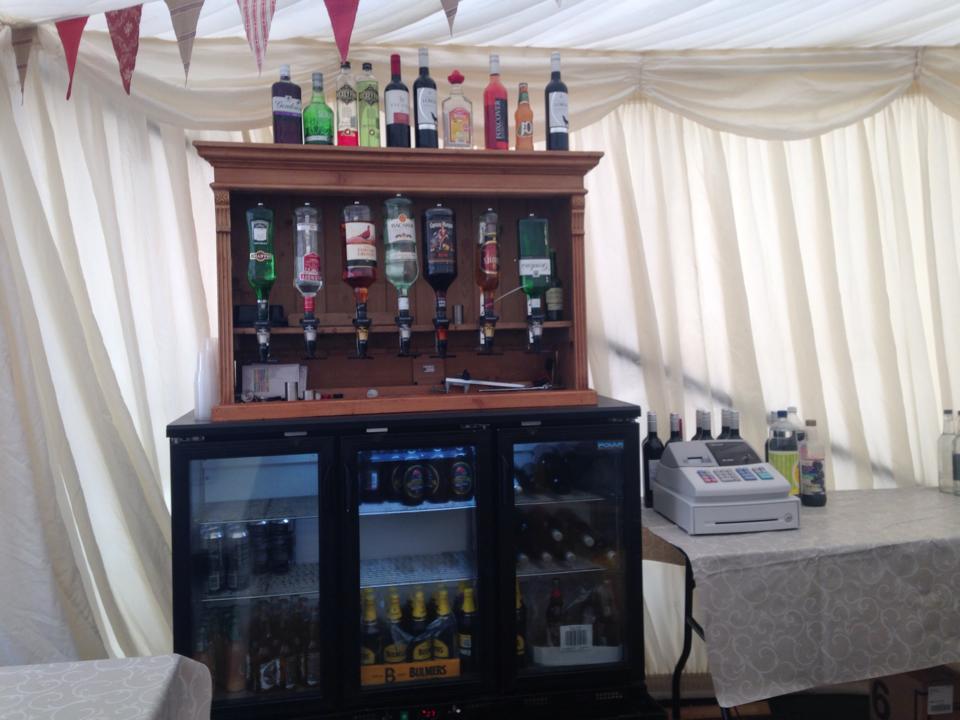 Chiller Cabinet Outside Bars for Wedding Catering Wales Mobile Bars Wales