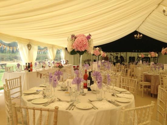 Bwyd Bethan Caterers were the outside catering supplier for the Wedding Breakfast and Evening Wedding Buffet of Leanne and Sam on August 2nd 2014 in Ty hwnt ir afon Carno in Mid Wales.